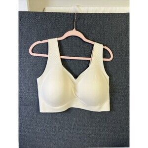 Soft Intentions Womens Bra Size 4XL Cream Ivory Wireless Pullover Comfortable